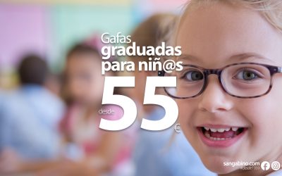 Gafas graduadas para niños desde 55 €
