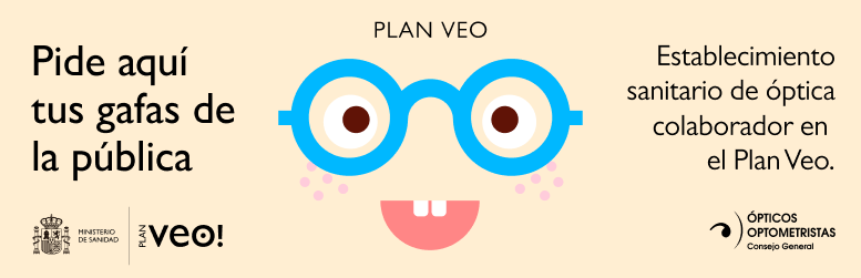 Plan VEO: Ayuda de 100€ en gafas infantiles